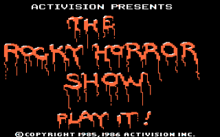 The Rocky Horror Show Title Screen